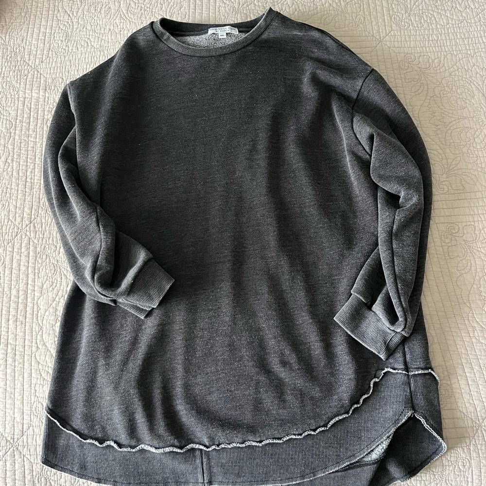 Gray Long Sleeve Sweater